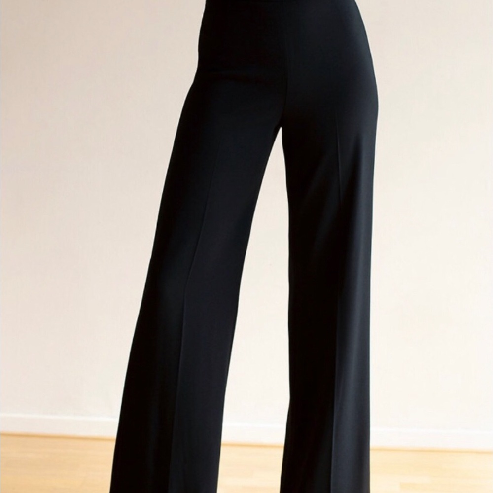 ISO!! 
Babaton high waist, wide leg, flat front, side zipper with pockets.
